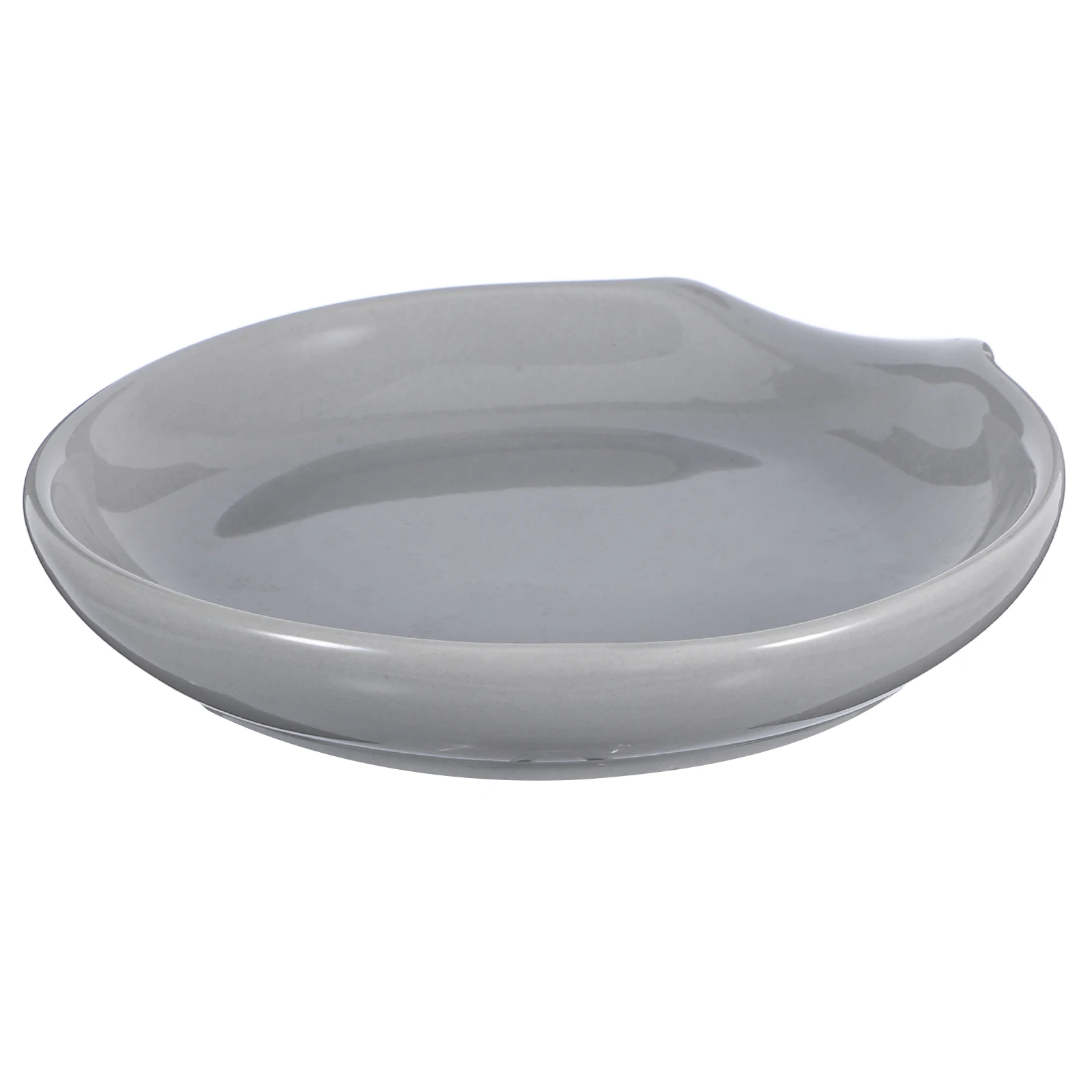 

Ceramic Utensil Holder Heatresistant Elegant Soup Spoon Stand Kitchen Counter Ladle Cradle Decorative Utensil Organizer