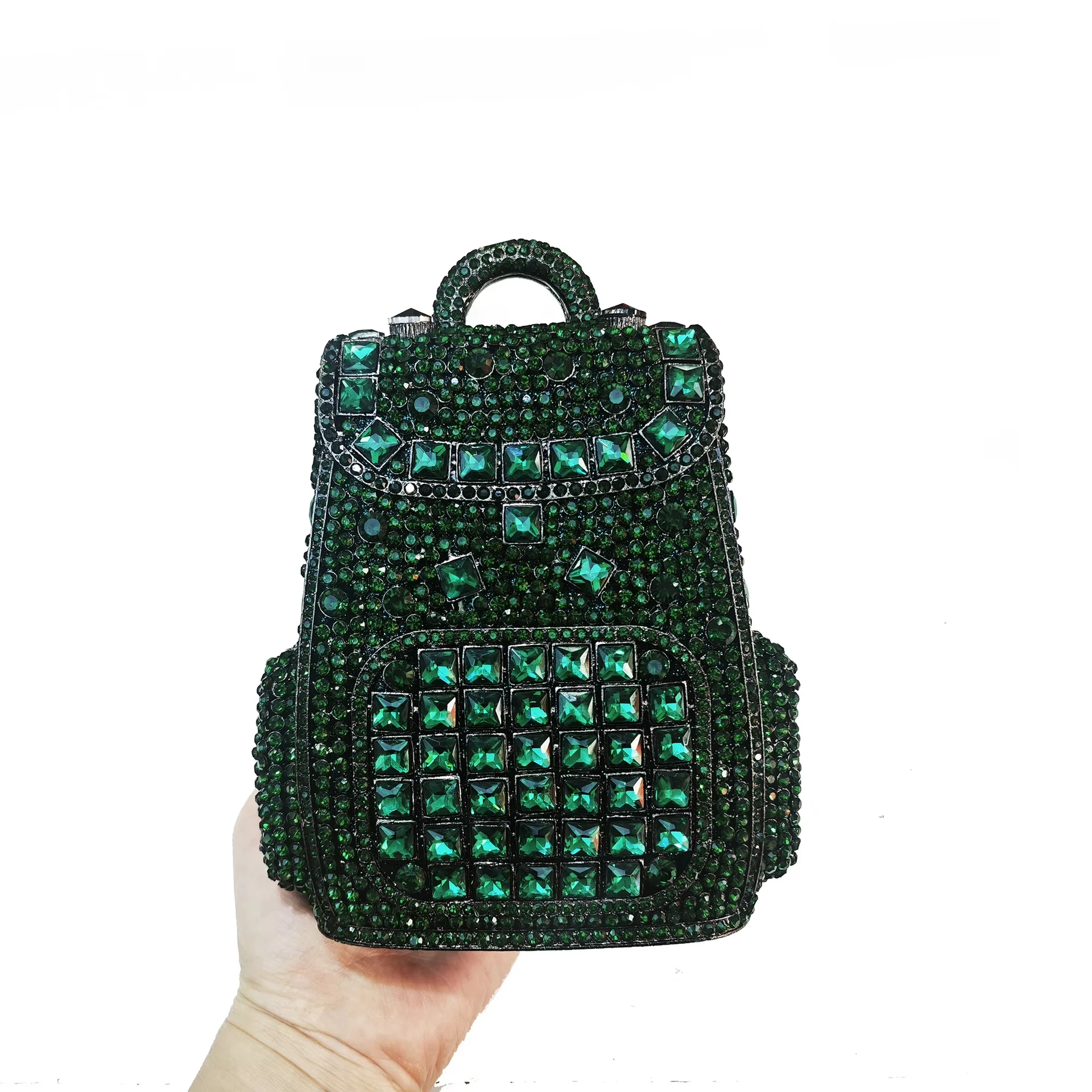 

WHTUOHENG Rhinestone Wedding Clutch Purse Bag-Shaped Evening Clutches Bags Women’s Crystal Handbags Lady Party Bags
