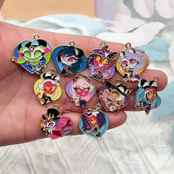 10pcs Alloy Drip Oil Charm Cartoon Anime Enamel Charms Cute Earring DIY Keychain Bracelet Pendant Jewelry Accessories for Making