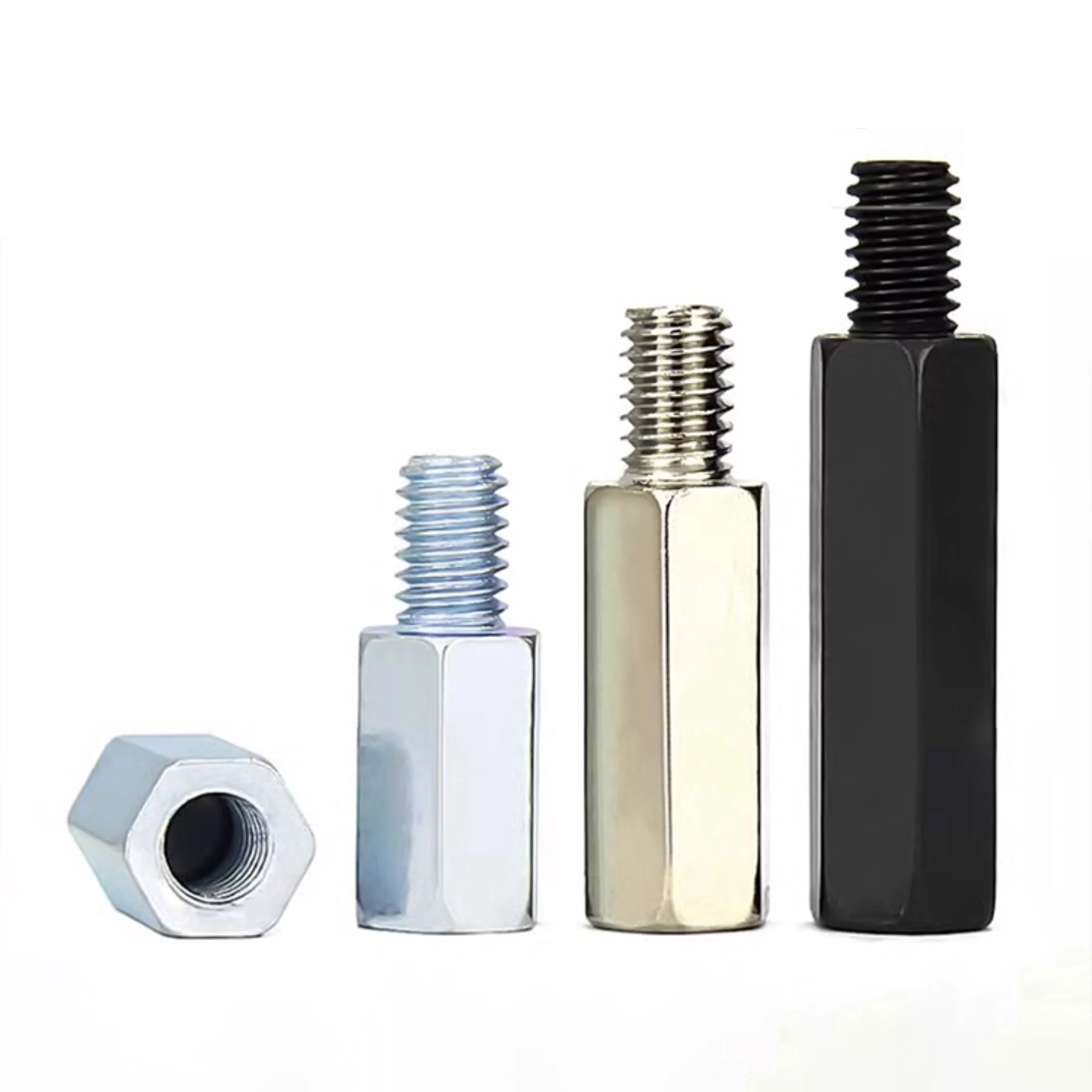 M3 M4 Blue White Zinc/nickel Plating/black Carbon Steel Male To Female Hex Standoff Pillar Stud PCB Motherboard Spacer Level 4.8