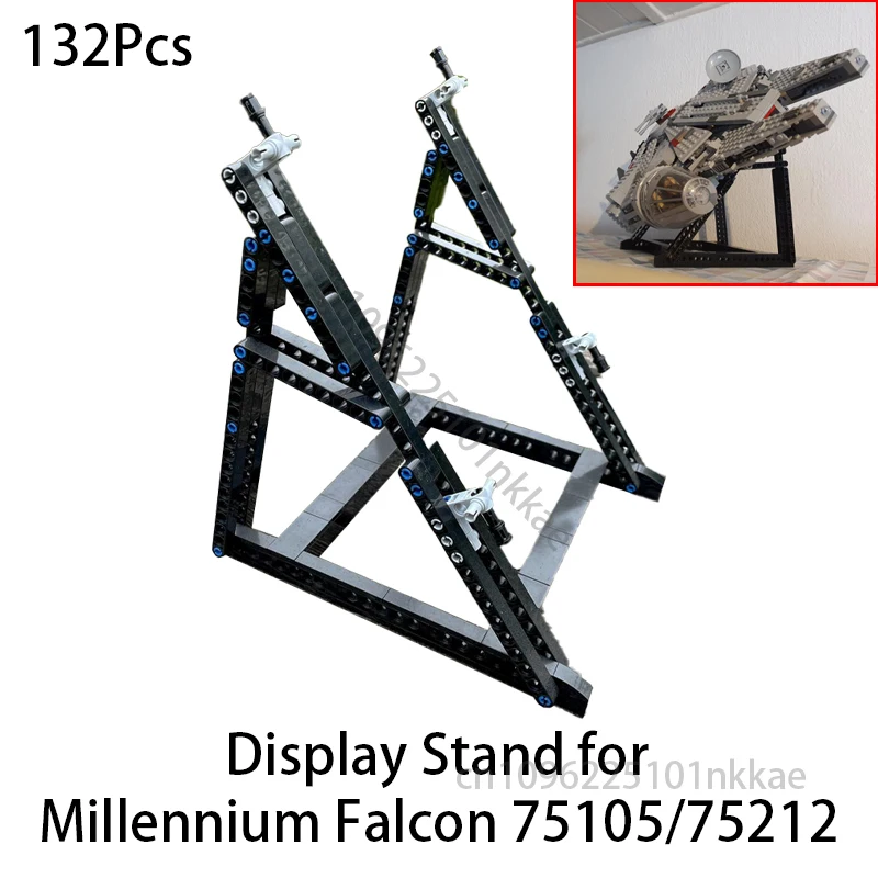 Multiple Spaceship Display Stand fit for Millennium Star Destroyer X-Wing Republic Gunship Razor Building Block Toy Only Bracket - view 5