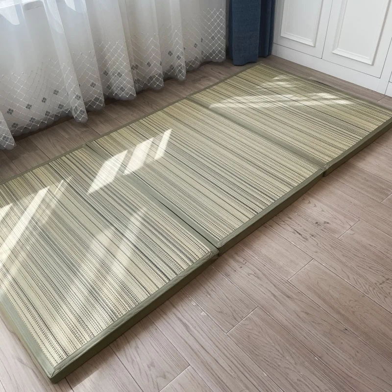 Folding Soft Tatami Mattress Floor Mat Japanese Traditional Tatami Carpet Rectangle Large Size Carpet Judo Tatami Mat Foldable
