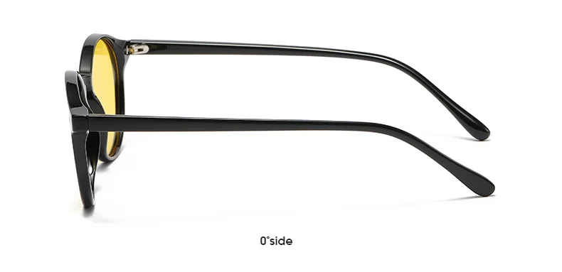 JNPCXI Retro Runde Polarisierte Sonnenbrille für Männer und Frauen, Klassischer Rahmen, Modische Schwarze Fahrbrille, UV400 – Detail 27