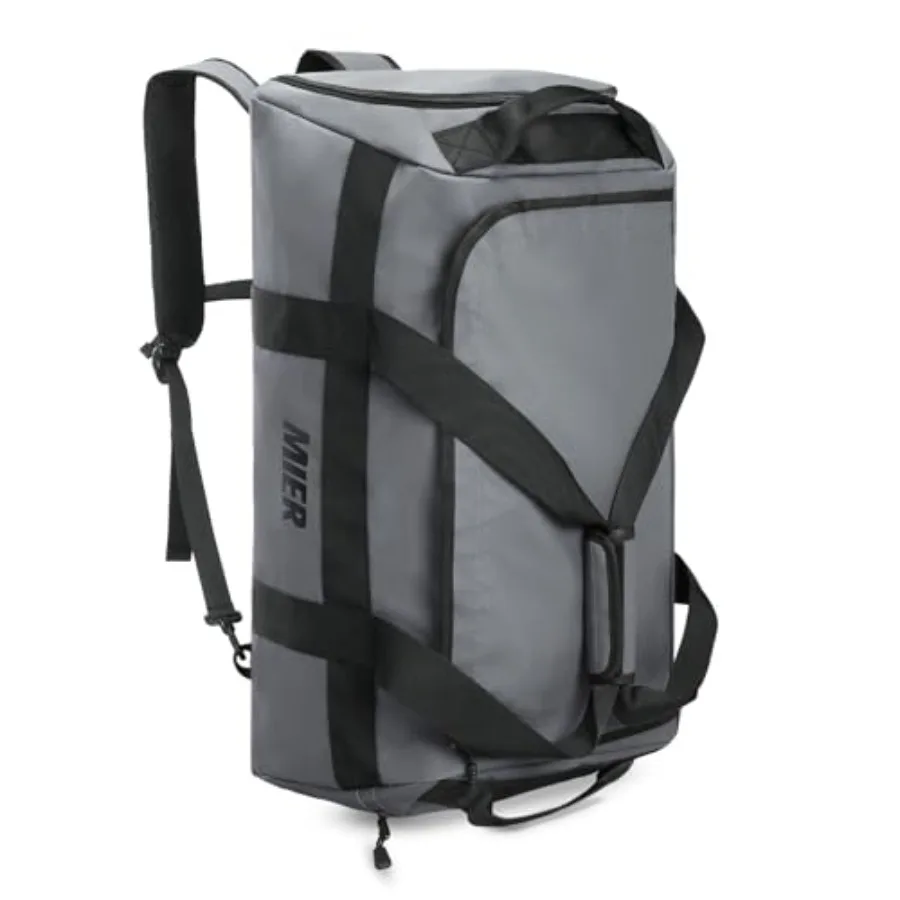 

Gym Bag for Men Large Duffel Backpack with Shoe Compartment 60L Convertible Duffle Bags Weekender Overnight Bag for Gym Sports