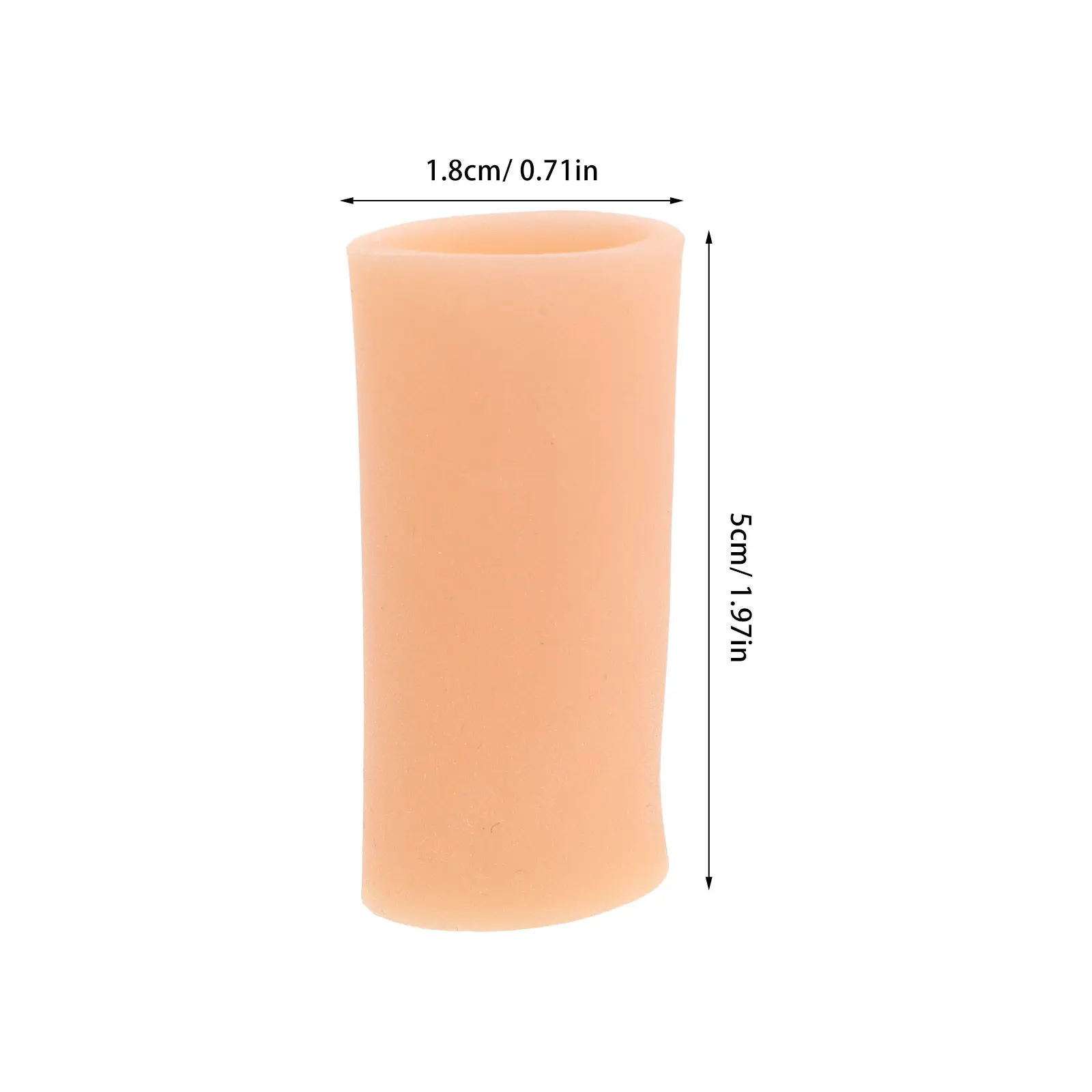 4Pcs Reusable Silicone Finger Cots for Saxophone Clarinet Players Ultra-Thin 0.2cm Fingertip Protection Comfortable Elastic