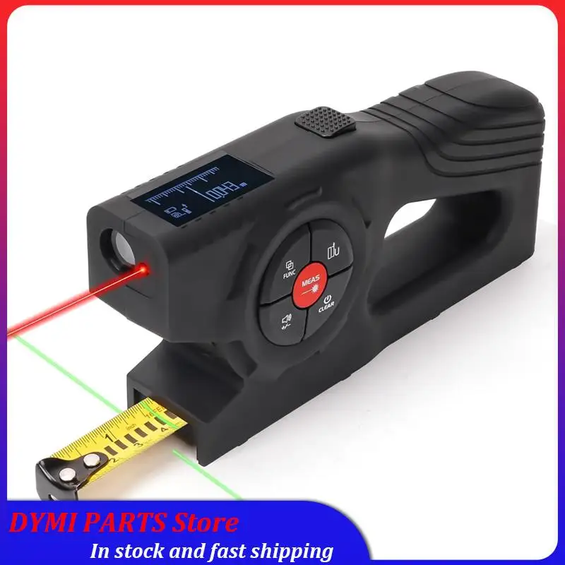 

Цифровая лазерная рулетка Essential 393 фута с лентой в комплекте 16 футов, OLED-дисплей, преобразование блока M/In/Ft Area/Volume Pythagorean