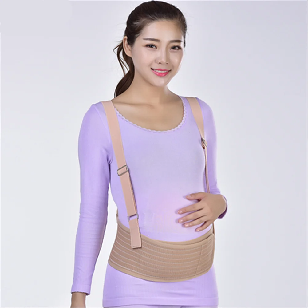 

Abdomen Support Belly Belt Abdominal Band Waist Care Back Brace Light Thin Pregnant Women Belts