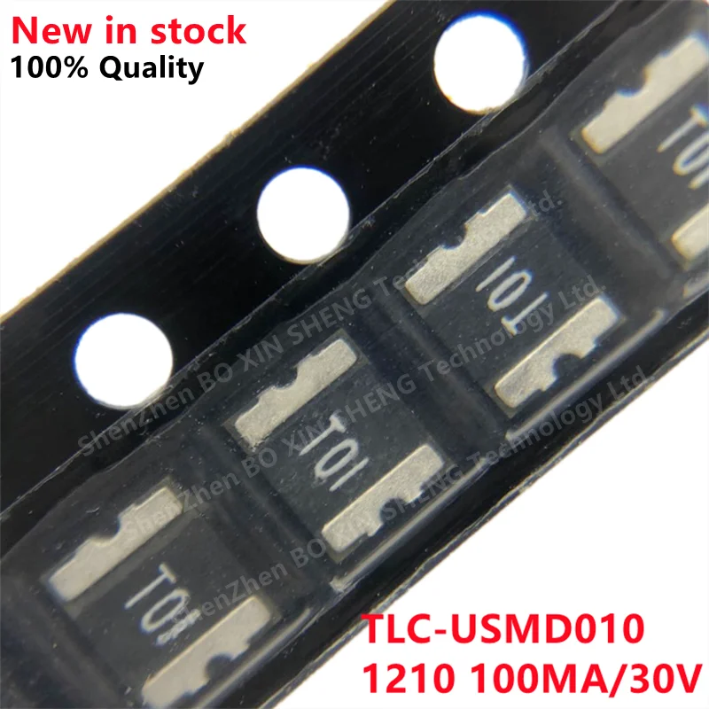 20pcs Self recovery fuse 1210 50MA-30V 100MA-30V 200MA-30V 350MA-6V 500MA-13.2V 750MA-6V 1.1A-6V 1.5A-6V 2A-6V SMD fuse TLC-USMD