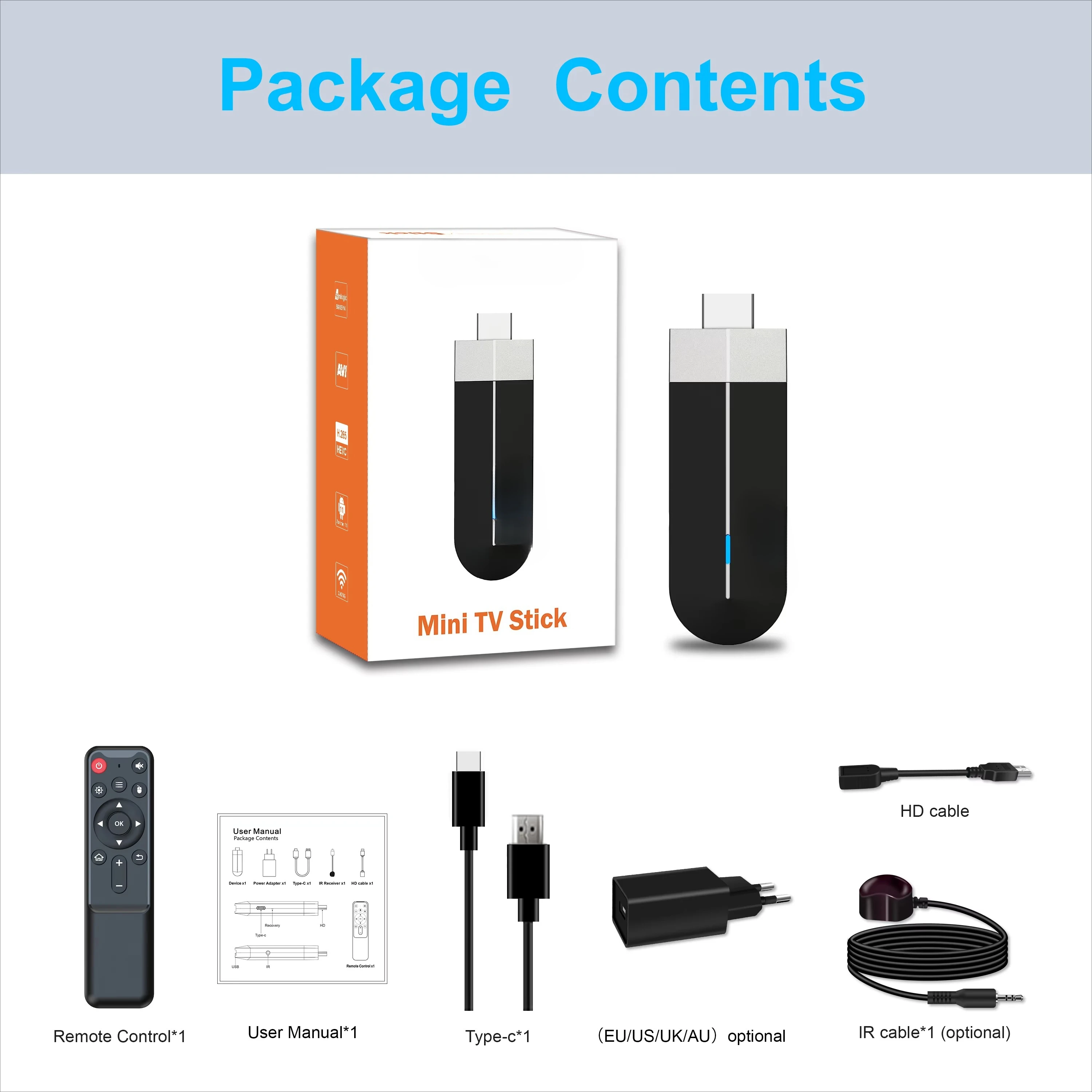 New Set Top Box X98 S500 Google Android 11.0 Tv Box Amlogic S905Y4 2.4G/5G WiFi 4K Netf Android Tv Stick