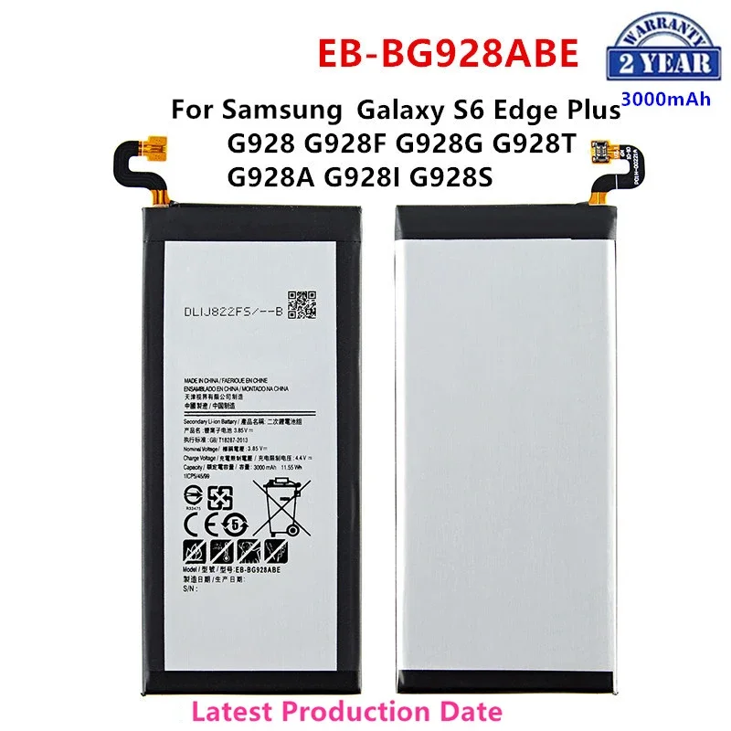 

Brand New EB-BG928ABE 3000mAh Battery For Samsung S6 edge Plus SM-G9280 G928P G928F G928V G9280 G9287 Plus S6edge+