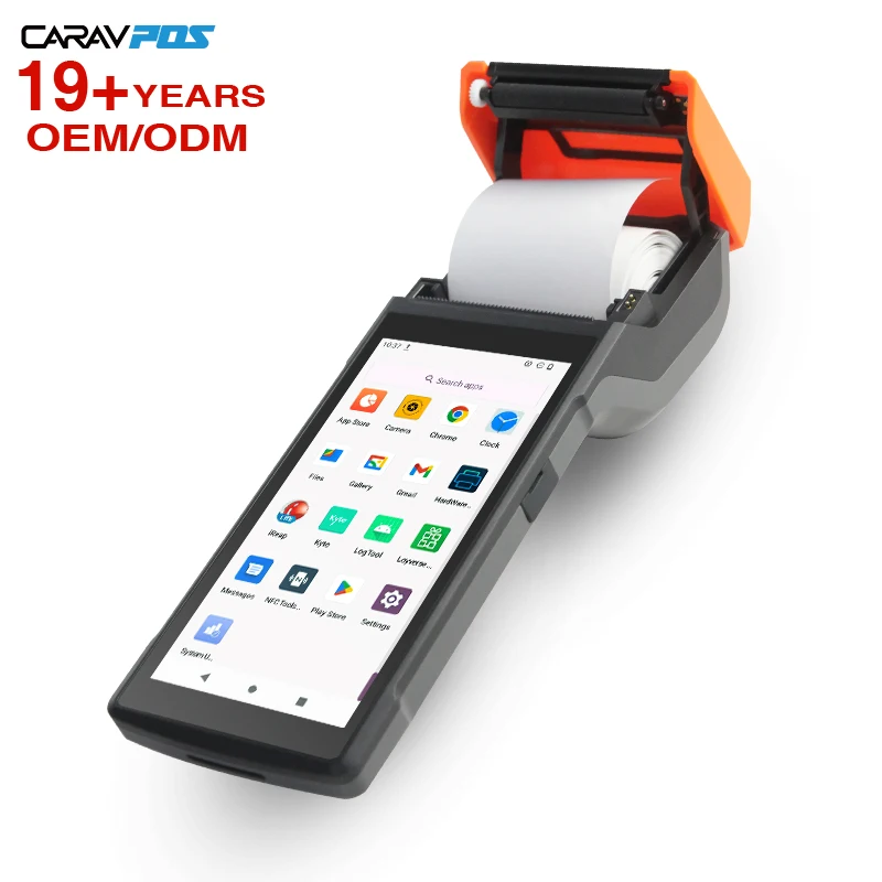 Hot Sale 5 Inch Pos Machine 4 Core WIFI BT 4.0 Wireless Mobile Pos Terminal Megnetic Restaurant 58mm Thermal Printer Pos Systems