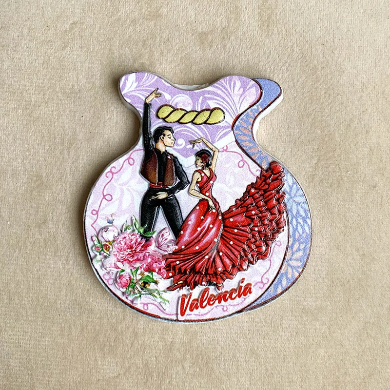 

Spain Valencia Travel Souvenir-3D Fridge Magnet-Home Kitchen Decoration, Travel Commemorative Gift