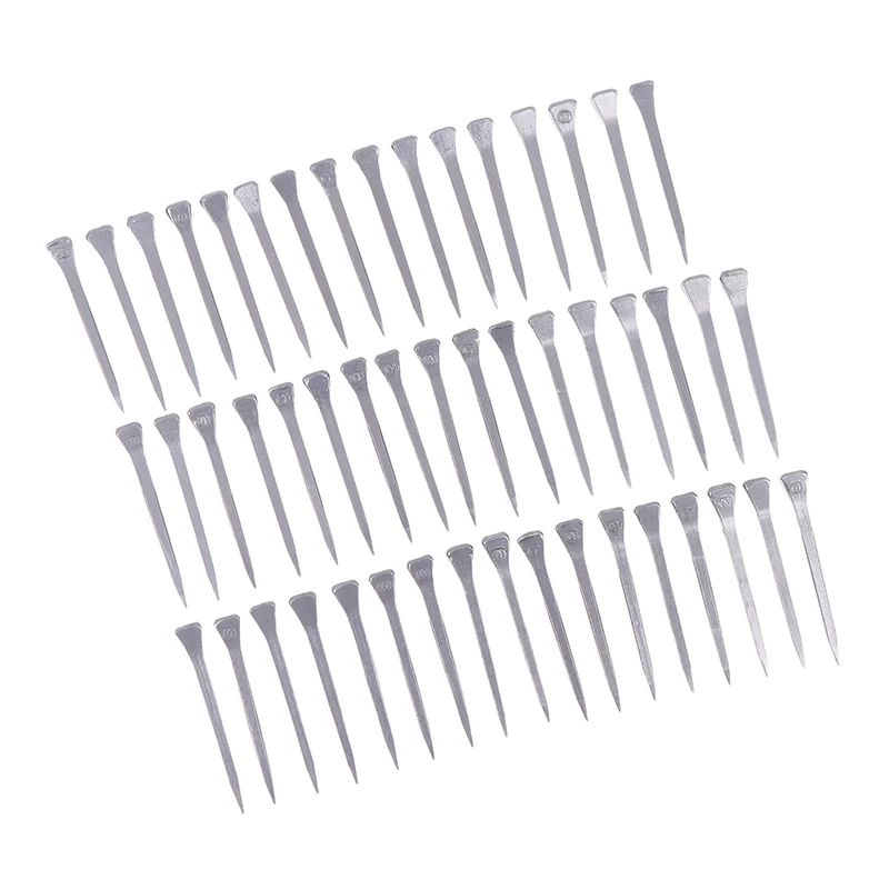 50 PCS Cold Heading Steel Horse Shoe Nails Horse Training Harness Repair Hoof Horse Riding Supplies Equestrian Equipments