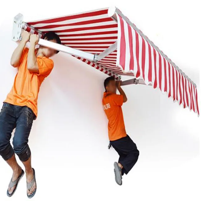 

Outdoor Waterproof Folding Arm Retractable Awning for Terrace