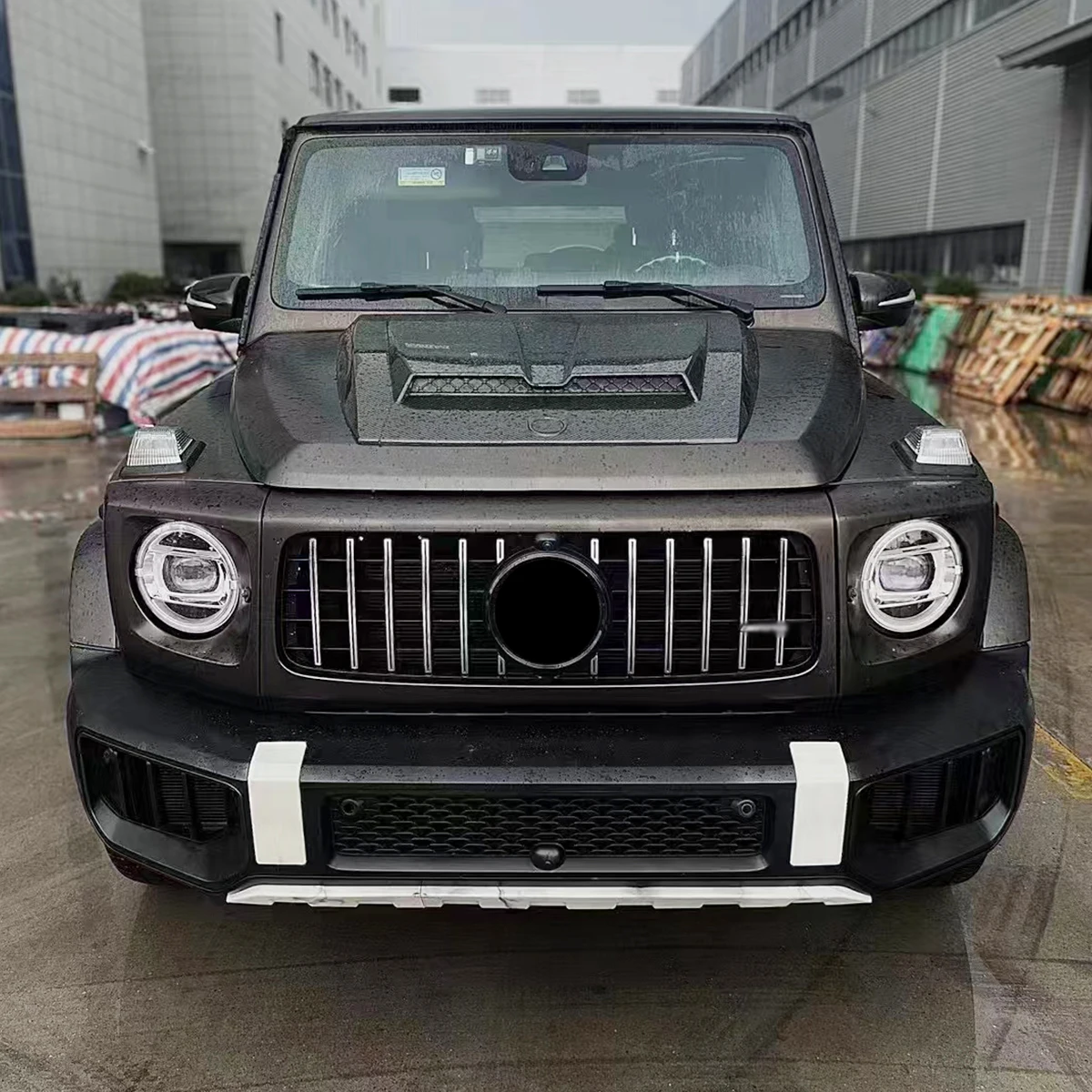 New type bumpers Body Kit For Mercedes Benz G Class W463 2005-2018 upgrade to W465 2025 G63 AMG.