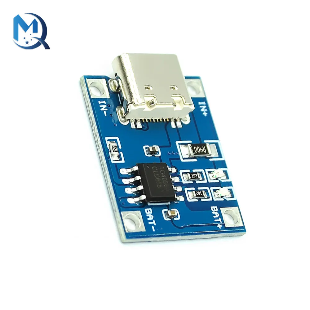 TP4056 With Protection Dual Functions 5V 1A Mini Micro TYPE-C USB 18650 Lithium Battery Charging Board Charger Module 1A Li-ion