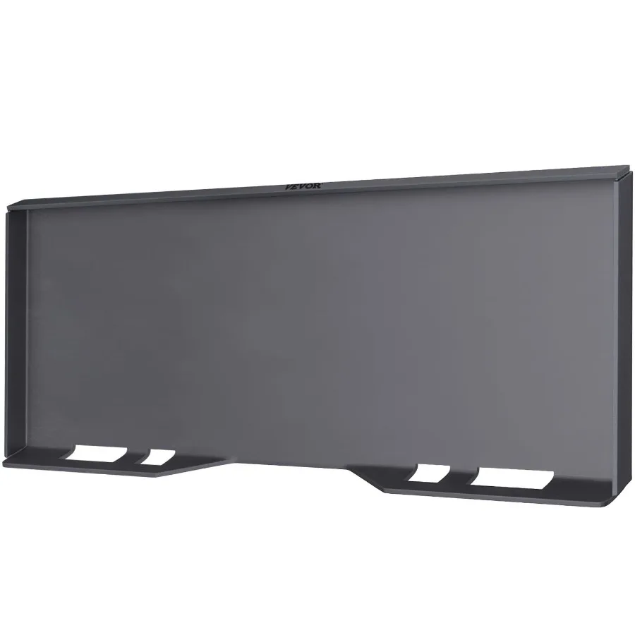 Pelat Pemasangan Skid Steer Tebal, Pelat Aksesoris Skid Steer dari Baja, Pelat Loader Pemasangan Cepat dengan 3 Batang Las Tambahan