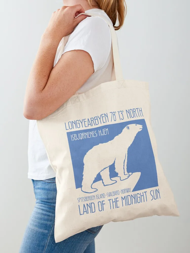 Longyearbyen - Svalbard Tote Bag tote bag woman Eco bag Canvas Tote