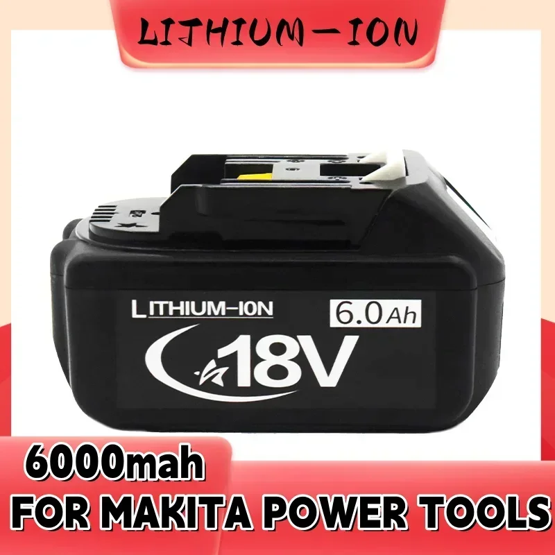 

New 18V6Ah Rechargeable Battery 6000mah Li-Ion Battery Replacement Power Battery for MAKITA BL1880 BL1860 BL1830battery