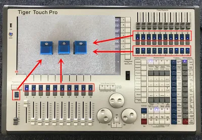 5pcs/lot Tt Touch Dual-Screen Tiger Console Generation 2 Console Point Control Properties Button Push Rod Maintenance Accessorie