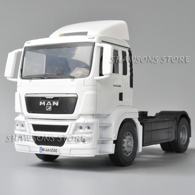 

1:32 Scale Diecast Metal Model Truck Toy Man TGS 26.480 Semi-Trailer Tractor Miniature Replica