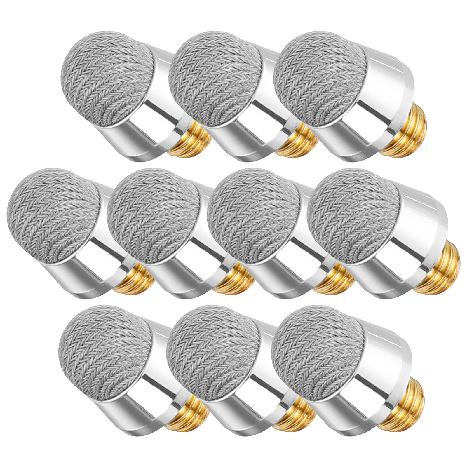 

10Pcs Capacitive Stylus Pen Replacement Tips Electroplated M5 External Thread 6.4mm High Precision Stylus Nibs