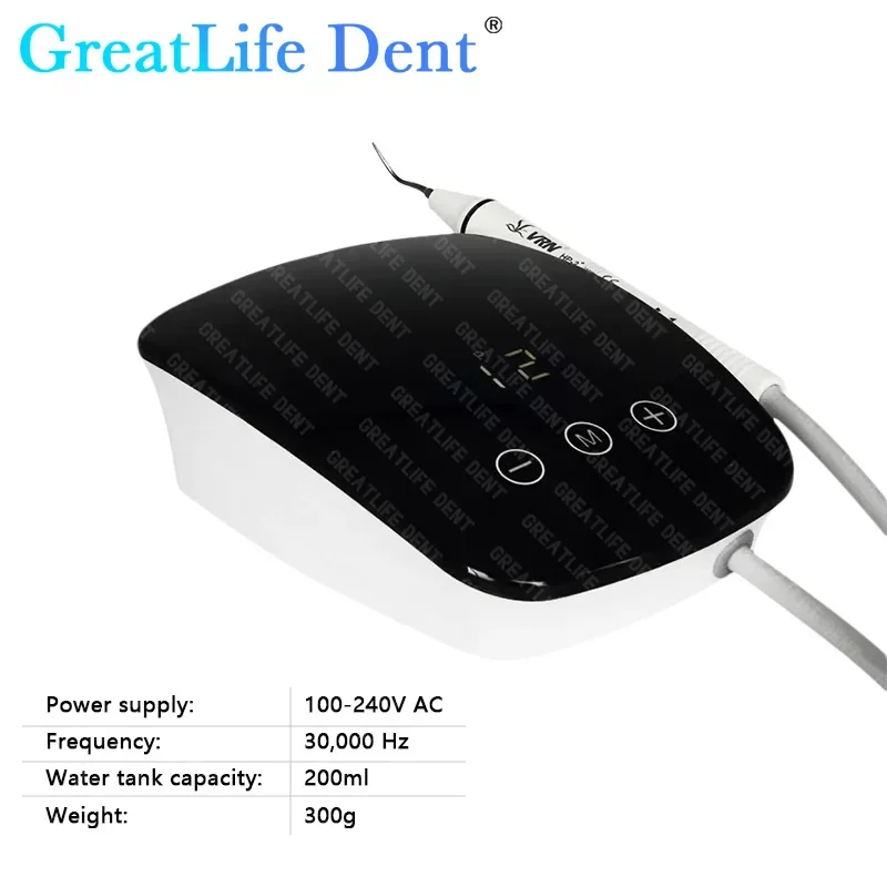 GreatLife-máquina de limpieza ultrasónica para VRN-A5 de abolladuras, escarificador Dental, elimina el sarro con luz Led, limpieza de dientes, Clínica de dentista