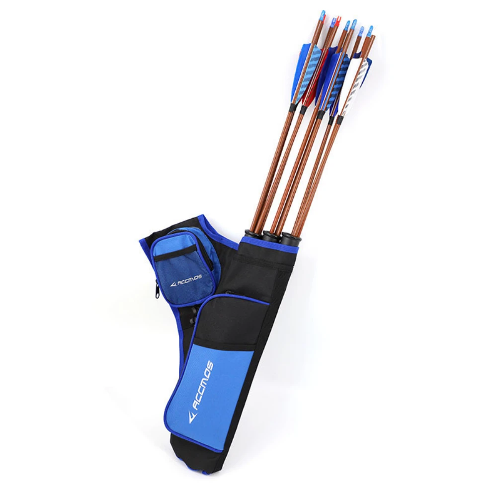 Archery Quiver Bag 4 colour Adjustable Belt 3 tubes Arrow Quiver Arrows for bow Hunting Accessories