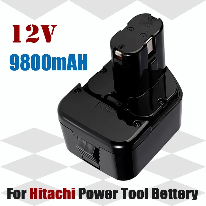 12V 9800mAh for Hitachi EB1212S Battery EB1220BL EB1214S WR12DMR CD4D DH15DV C5D Battery Drill Batteries