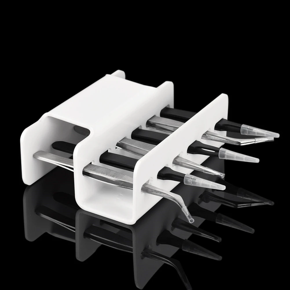 

Eyelash Tweezers Storage Box Acrylic Display Rack For Extension Professional Home Use Durable Beautiful Design Keep Clean Tidy