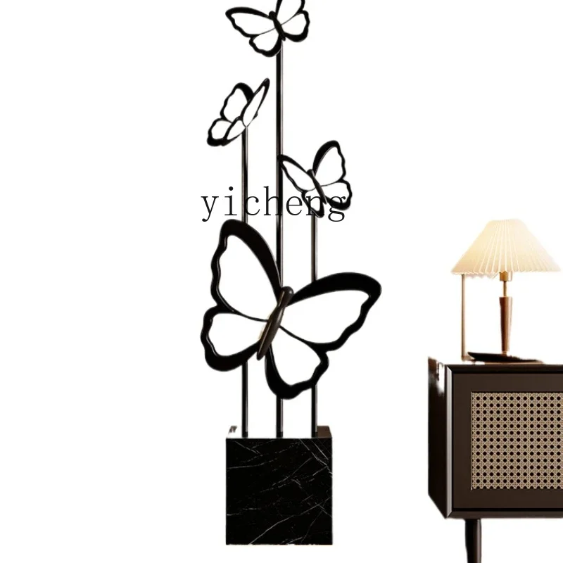 

XL retro living room floor-to-ceiling ornament TV cabinet next to home decoration niche high-end soft decoration