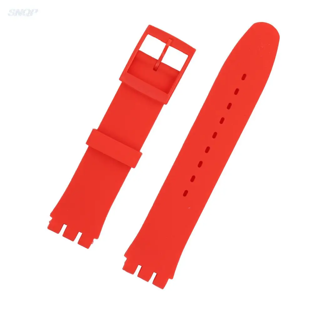 Replacement watchband Black Red Navy watch band strap for Swatch strap 17mm and 19mm 20mm High quality For Special Offer