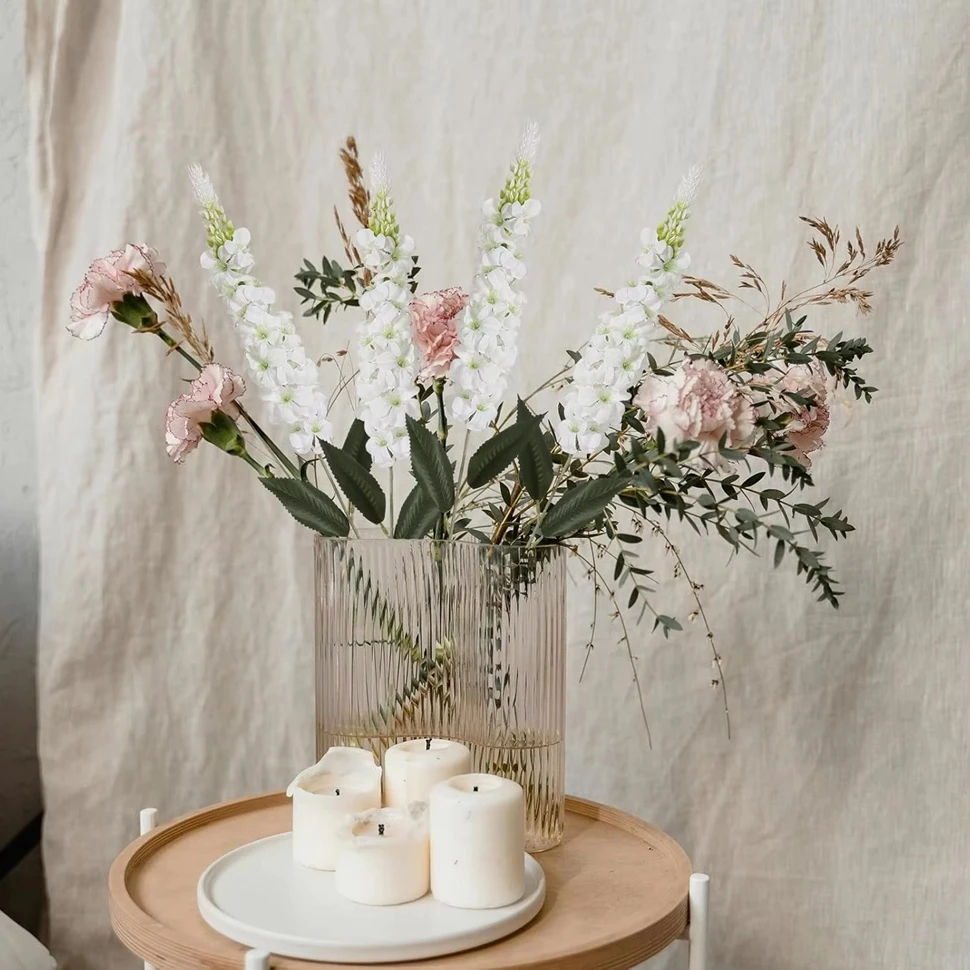 Künstliche Blumen Shyacinth Rattan Home Room Table Hochzeitsfeier Valentinstag Outdoor Garden Yard DIY Gifts Box Decora