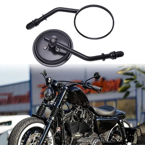 Зеркала Заднего Вида M8 В Ретро-стиле Для Мотоциклов Harley Dyna Bobber Chopper Sportster Old School Touring