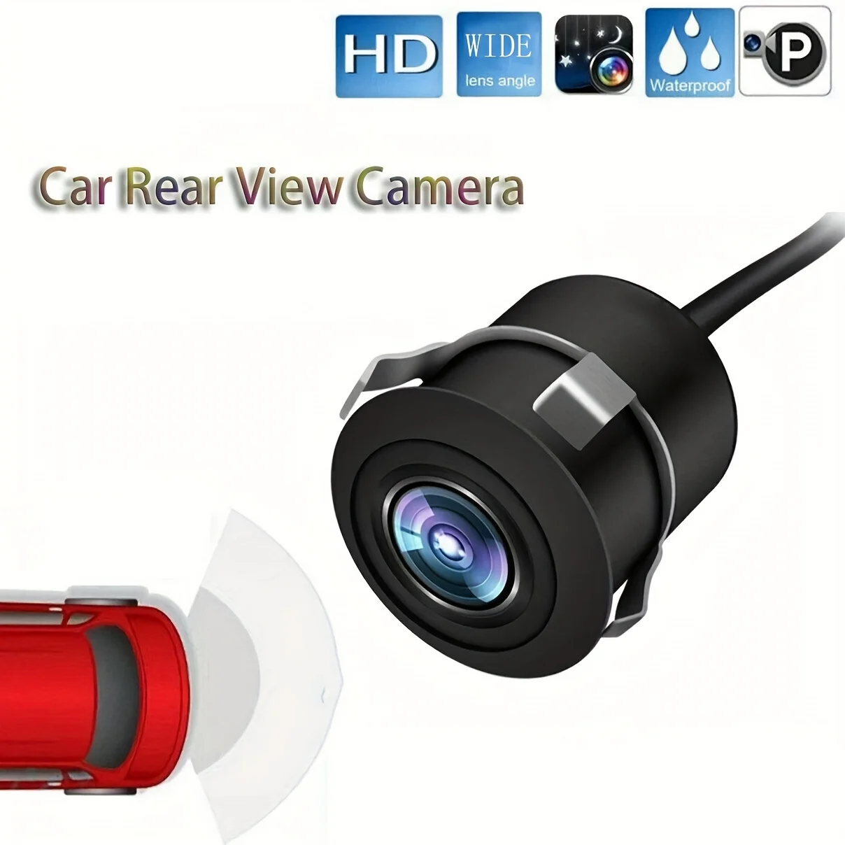 Car Rear View Backup Camera 4.3inch HD Display LCD Monitor Full Set Parking System, For Pickup Van RV Easy Installation