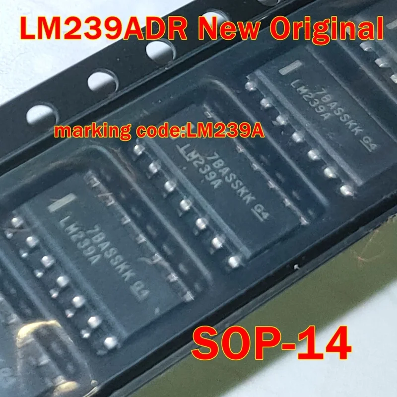 

LM239ADR marking code:LM239A SOP-14 New Original Quad Single Supply Comparators