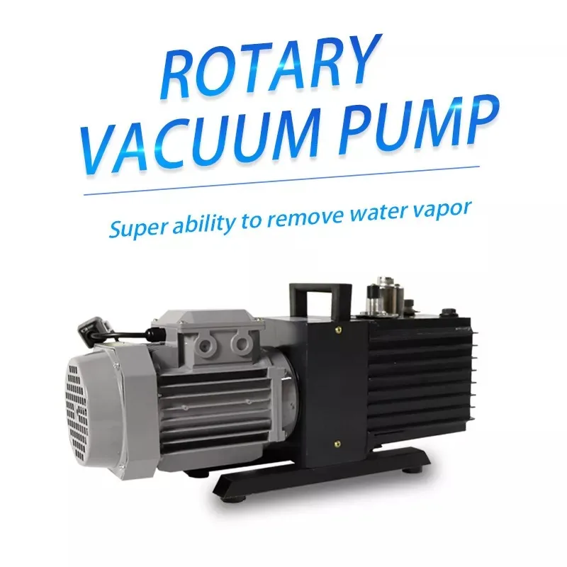 مختبر 2 المرحلة مضخة تفريغ دوارة مختومة بالزيت المرحلة المزدوجة 2XZ-2 0.06Pa 110V USA #5