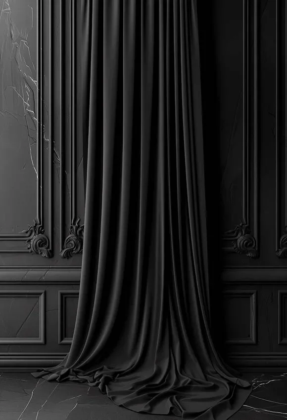 Mehofond التصوير خلفية فاخرة أنيقة ستارة سوداء الكبار الزفاف الأمومة الفن صورة ديكور خلفية استوديو الصور