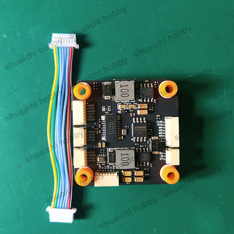 FPV RC Drone A3 Flight Control Module with ICM-42688 Gyroscope 3-6S LiPo BLS 65A 4-in-1 ESC for UAV Transmission Delivery