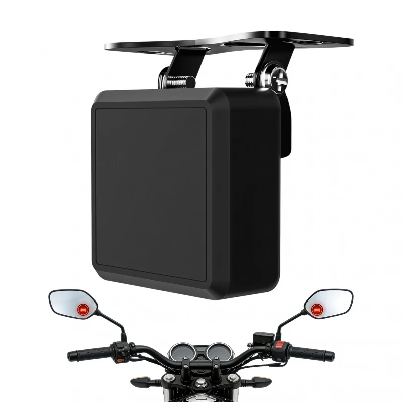 AliExpress NONE Motorcycle E-Bike Blind Spot Detection System 60GHz Millimeter Wave Lane Change Assist System with 50m Range Audio Visual Alert