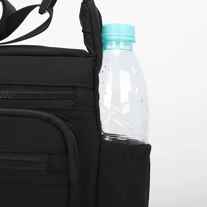 حقيبة ماسنجر للرجال MilitarySlingBagCrossbody حقيبة كتف مقاومة للماء متعددة الطبقات حقيبة كمبيوتر محمول متينة للعمل والسفر والمشي لمسافات طويلة كاجوال #4