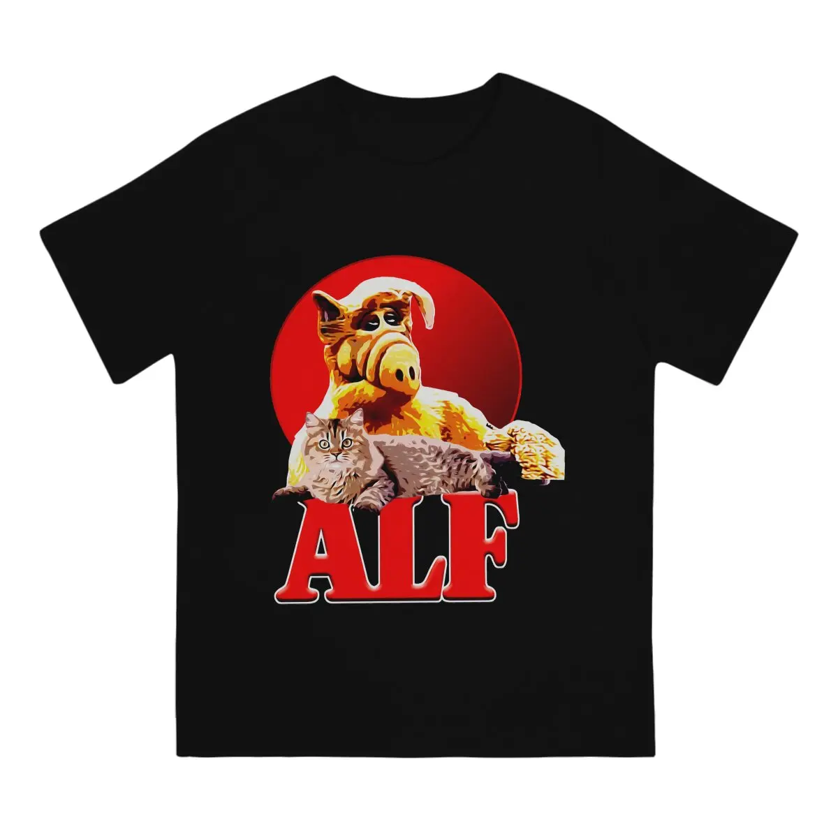 ALF Alf TV Series T Shirt Harajuku Fashion Men\'s Tshirt Polyester  Men Clothing