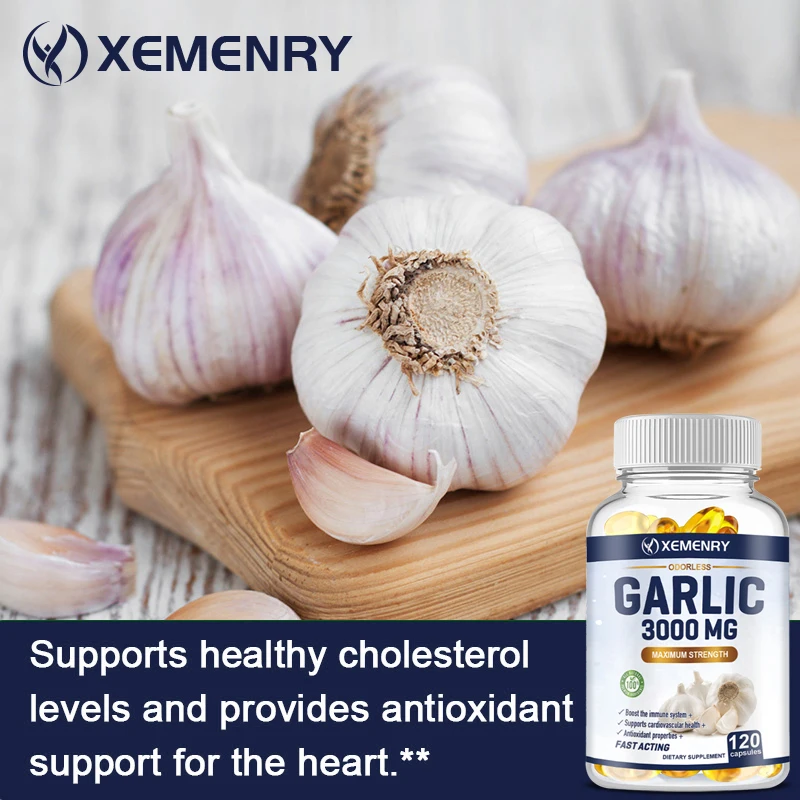 Garlic - Supports Heart Health, Supports Respiratory and Immune Health, Cleansing and Detoxification