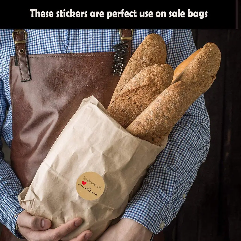 Rodada Handmade Papel Etiqueta do alimento, selagem Envelope, DIY Presentes Projetos, 2PCs, 1 em