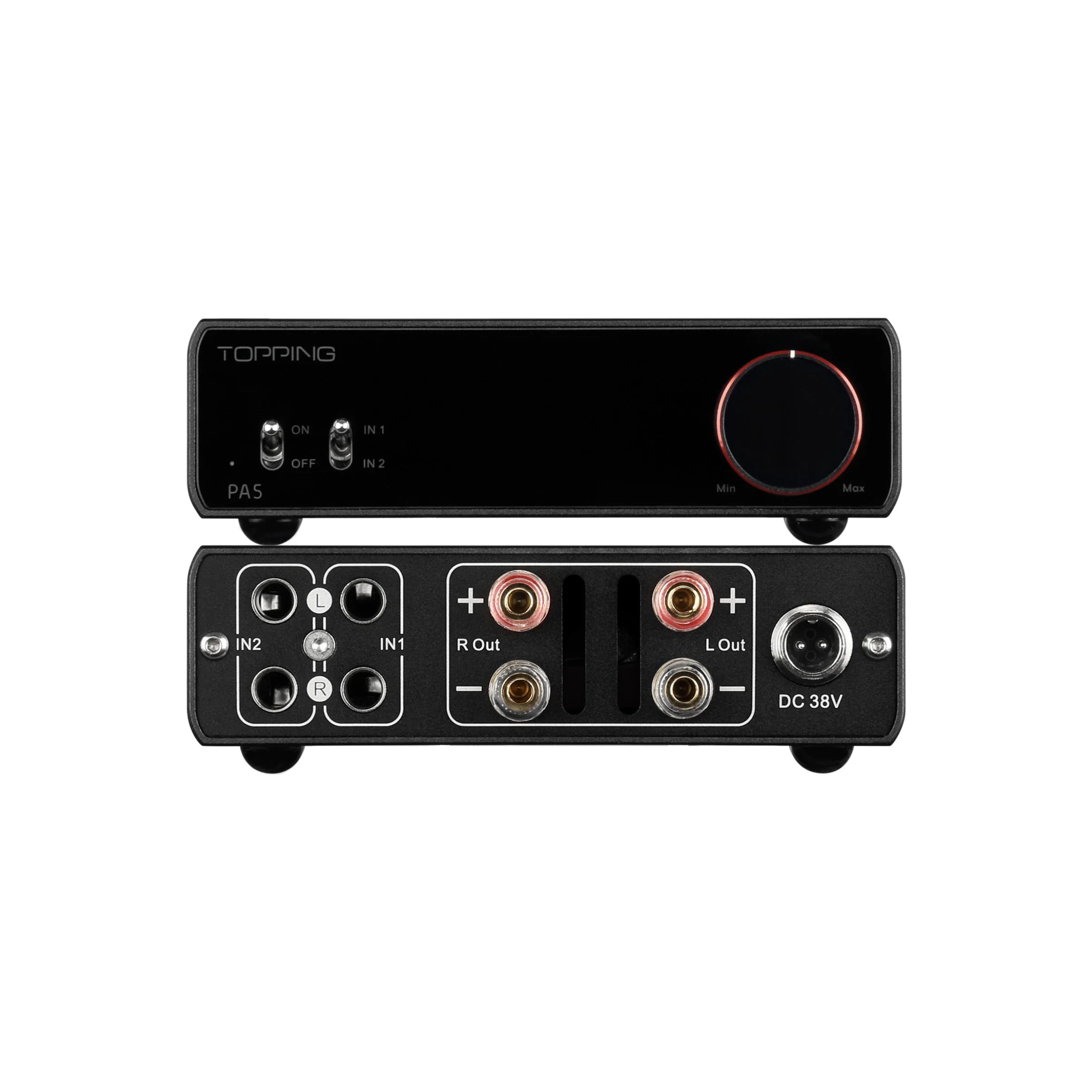 TOPPING PA5 Fully Balanced Power Hi-Res Headphone Amplifier Audio AMP 140W*2/125W*2 Output TRS*1 Input