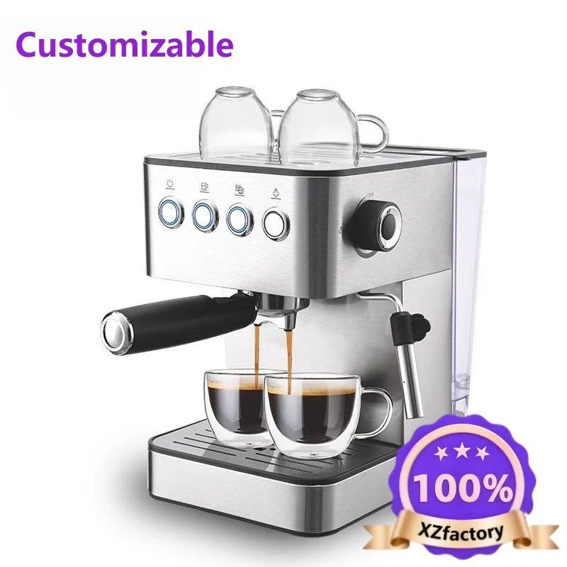 Cafetera 2026 de Alta Gama Directo de Fábrica, Cafetera Italiana Semiautomática para el Hogar, Máquina de Espuma de Leche, Cafetera Pequeña