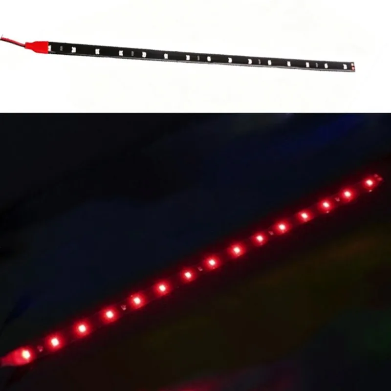 

Waterproof 12V 30Cm Strip Light Car Flexible LED Light 15SMD 3528 1210 Red LED Light