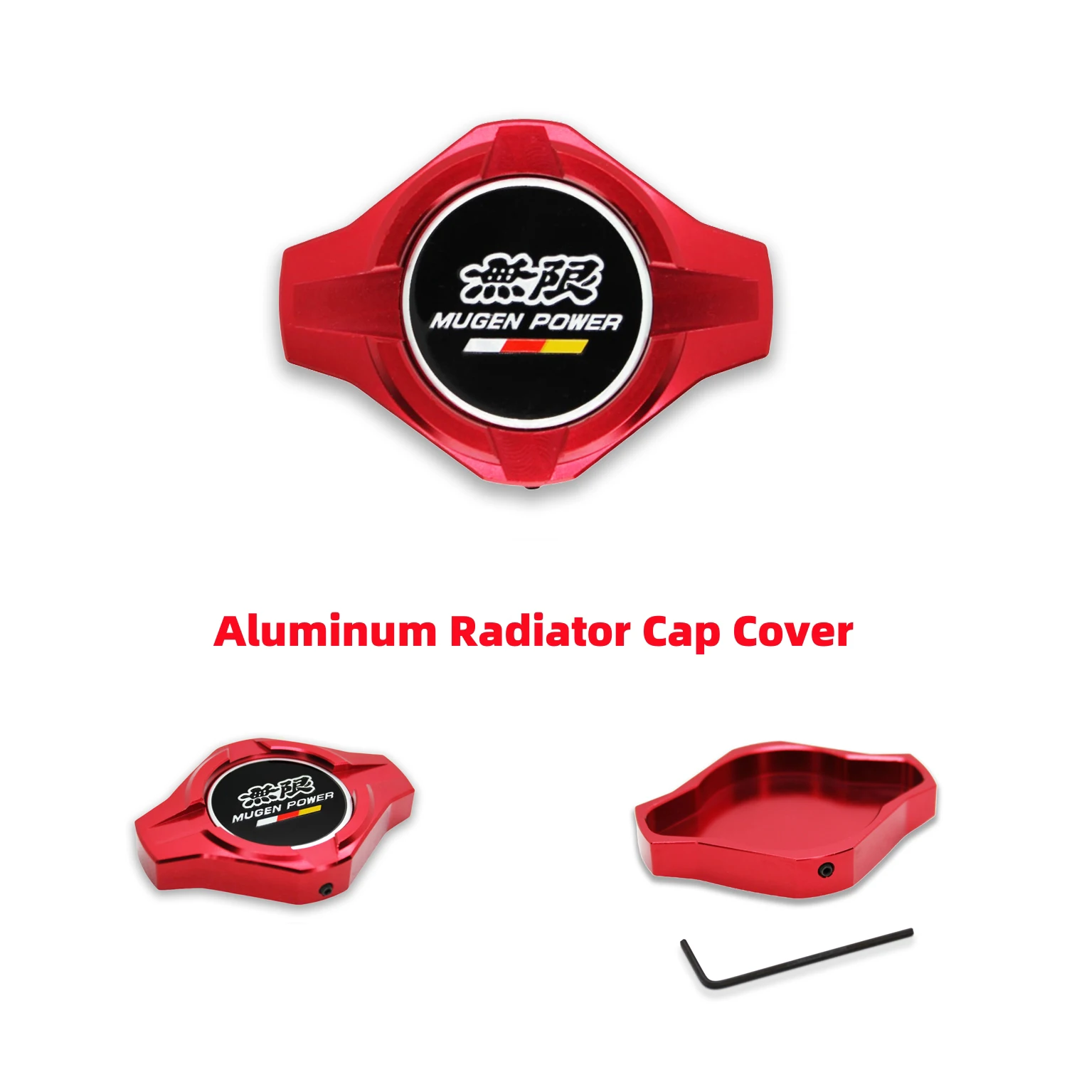 Cubierta de tapa de radiador de aluminio para Honda Accord CIVIC SI Element ACURA INTEGRA S2000 PRELUDE CRV MUGEN POWER JDM