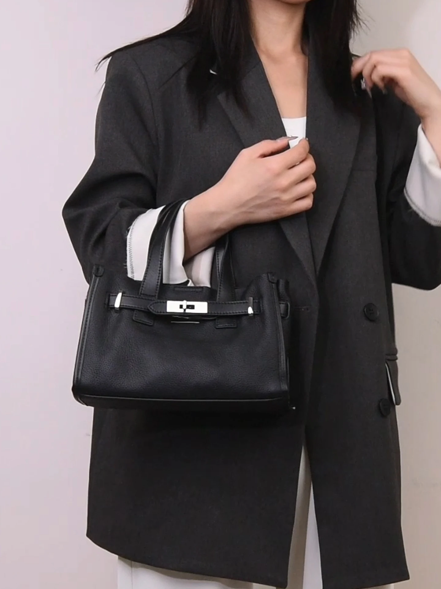 

Vintage Genuine leather Shoulder Bag Fashion Women's Handbags ladies Casual Designer Hobos Underarm Bag