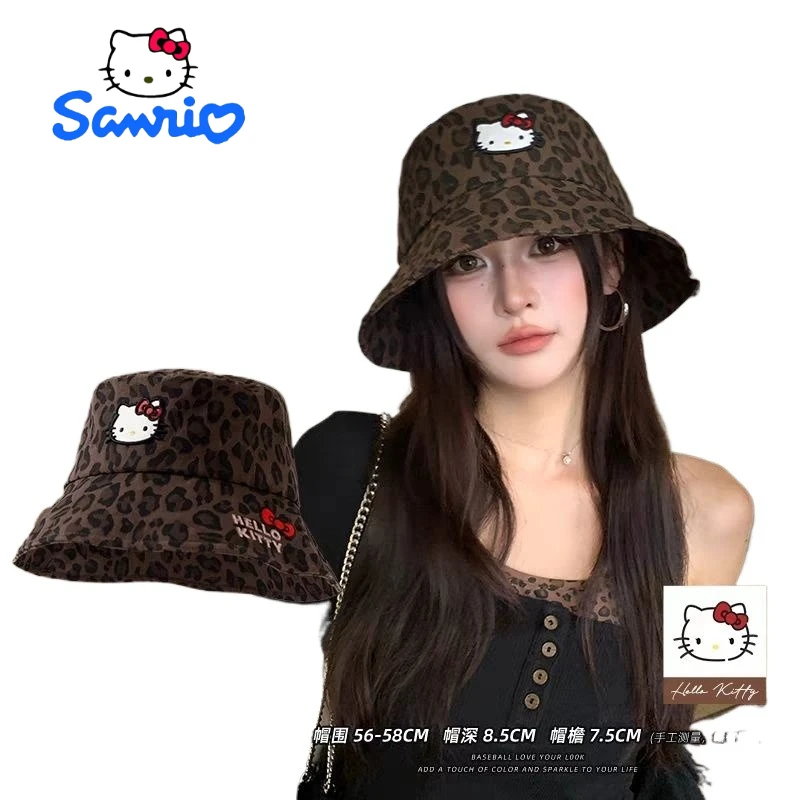 

Sanrio Hello Kitty Cartoon Cute Embroidered Baseball Hat Creative Personality Female Sunshade Fisherman's Hat Gift Wholesale